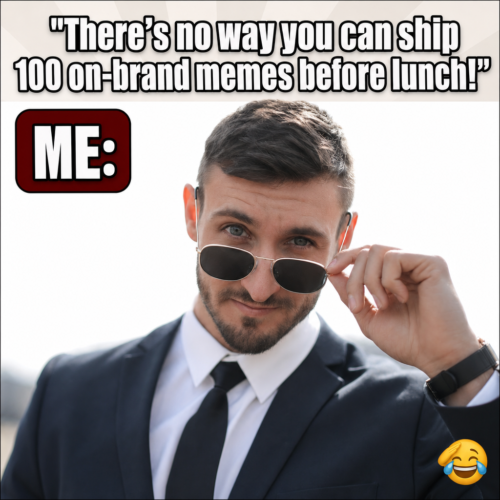 Shipping 100 On‑Brand Memes Before Lunch Isn’t Crazy - It’s Strategy