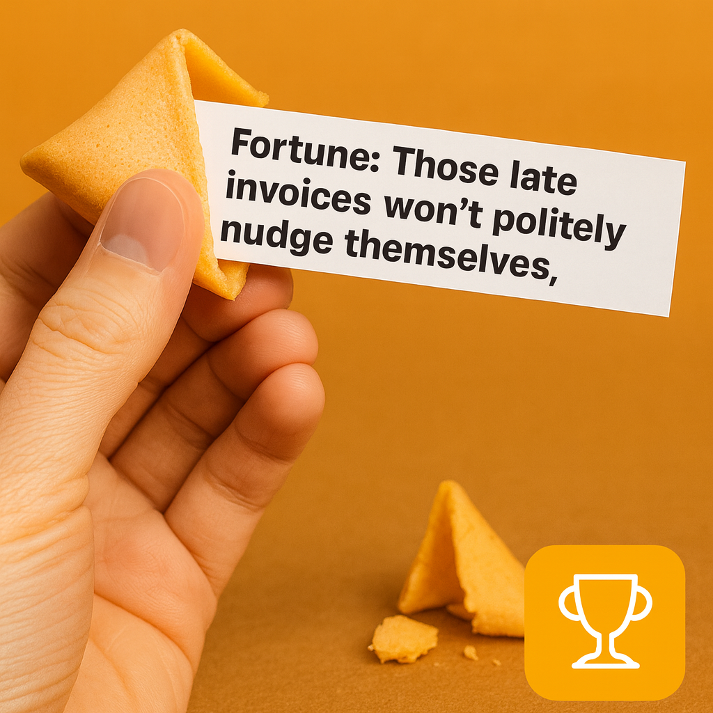 Fortune: Those late invoices won't politely nudge themselves, you know...