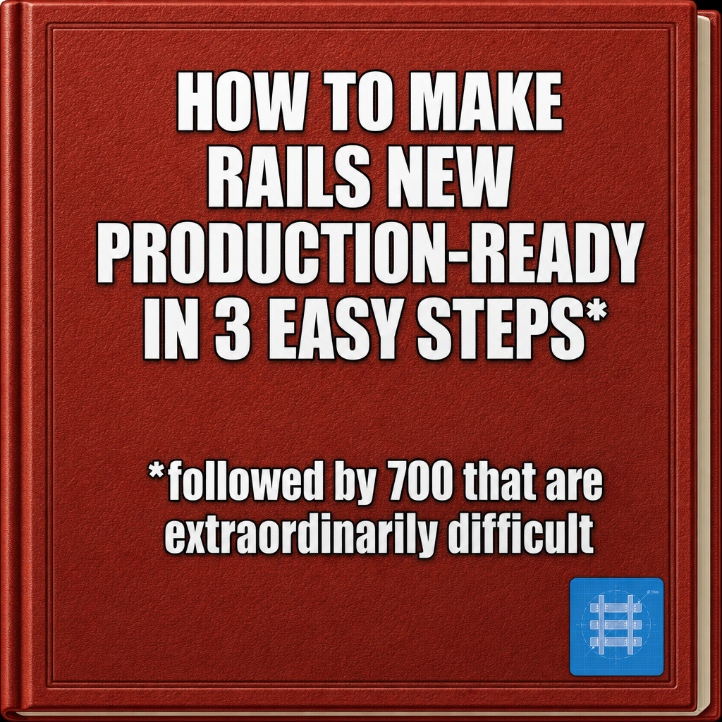 How to make rails new production-ready in 3 easy steps* *followed by 700 that are extraordinarily difficult