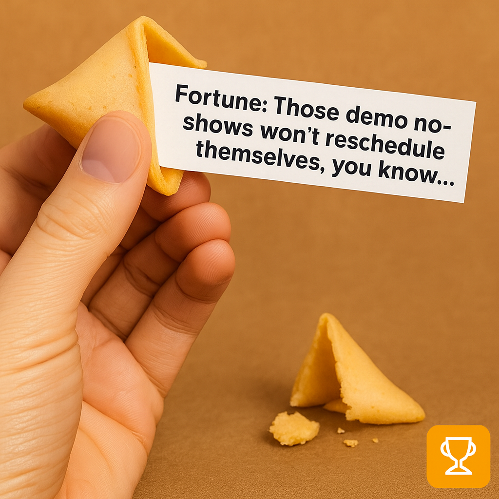 Fortune: Those demo no-shows won't reschedule themselves, you know...
