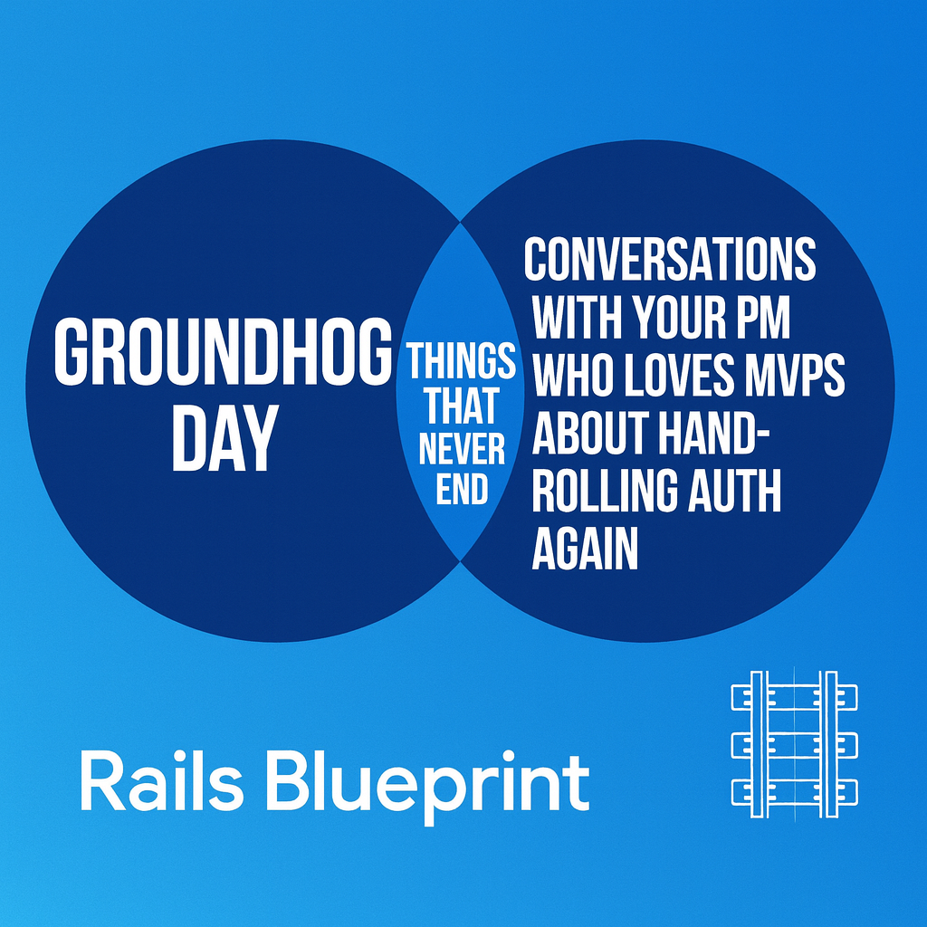 Groundhog Day / Things that never end / Conversations with your PM who loves MVPs about hand-rolling auth again