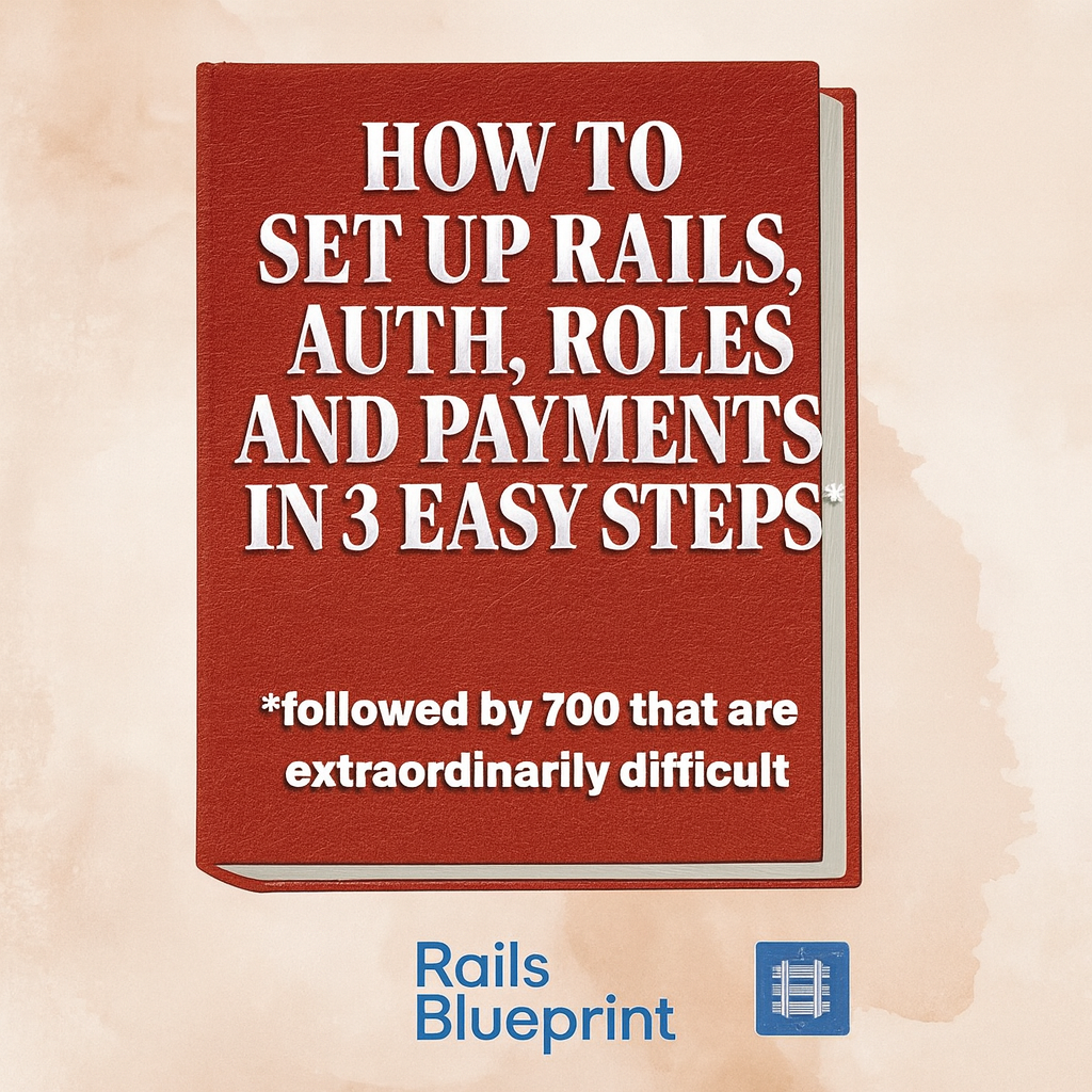 How to set up Rails auth, roles, and payments in 3 easy steps* *followed by 700 that are extraordinarily difficult